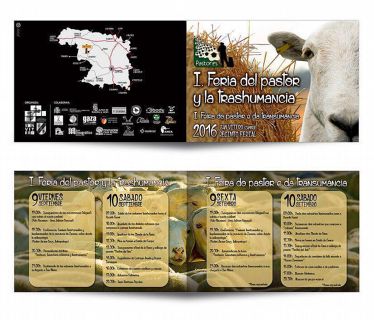 I FERIA DEL PASTOR Y LA TRASHUMANCIA TRIPTICO